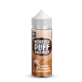 Moreish Puff Brewed - Salted Caramel Macchiato (100 ml, Shortfill)