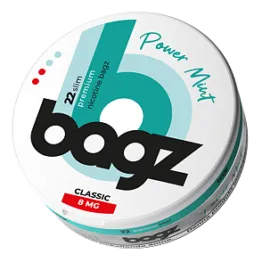 Bagz - Power Mint - Slim (5,7 mg/portion)