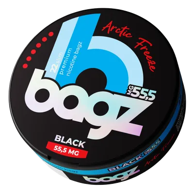 Bagz - Arctic Freeze Black - Slim (38,1 mg-portion)