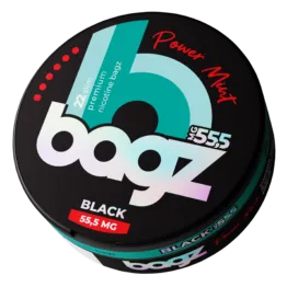 Bagz - Power Mint Black - Slim (38,1 mg/portion)
