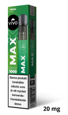 Vivo MAX - Mint (20 mg, Disposable)