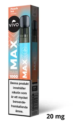 Vivo MAX - Peach Ice (20 mg, Disposable)