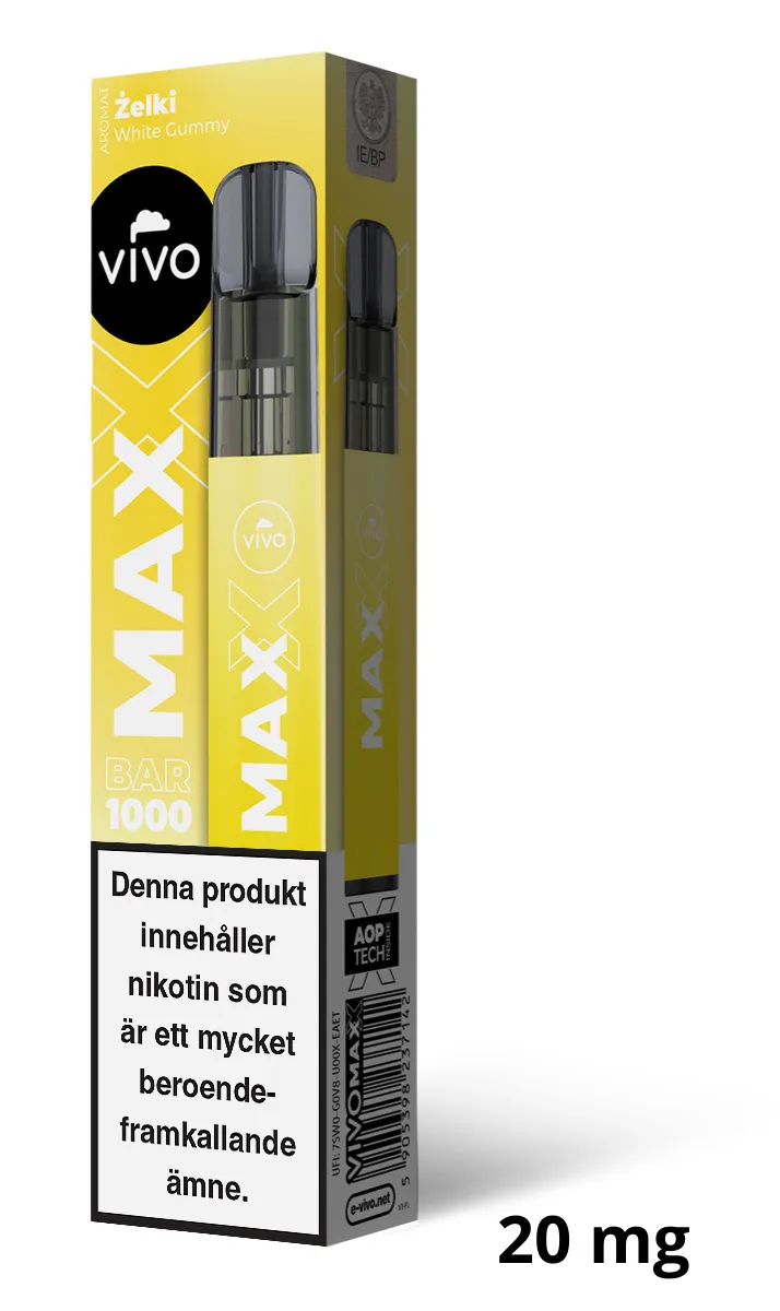 Vivo MAX - White Gummy (20 mg, Disposable)