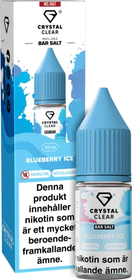 Crystal Clear - Blueberry Ice (10 ml, 14 mg Nikotinsalt)