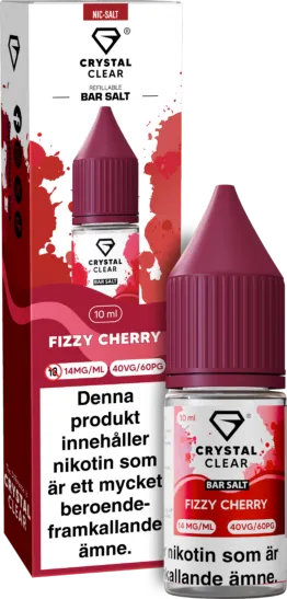 Crystal Clear - Fizzy Cherry (10 ml, 14 mg Nikotinsalt)