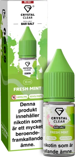 Crystal Clear - Fresh Mint (10 ml, 14 mg Nikotinsalt)