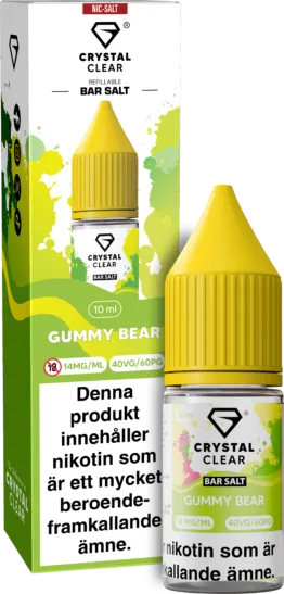 Crystal Clear - Gummy Bear (10 ml, 14 mg Nikotinsalt)