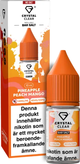 Crystal Clear - Pineapple Peach Mango (10 ml, 14 mg Nikotinsalt)