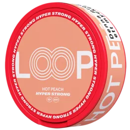 Loop - Hot Peach Hyper Strong - Slim (14,8 mg/portion)