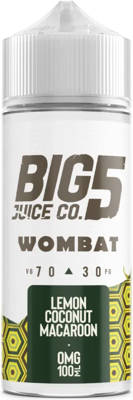 Big 5 - Wombat - Lemon, Coconut & Macaroon (100 ml, Shortfill)