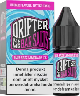 Drifter Bar Salts - Blue Raz Lemonade Ice (10 ml, 14,5 mg Nikotinsalt)