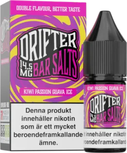 Drifter Bar Salts - Kiwi Passion Guava Ice (10 ml, 14,5 mg Nikotinsalt)