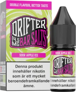 Drifter Bar Salts - Sour Apple Ice (10 ml, 14,5 mg Nikotinsalt)