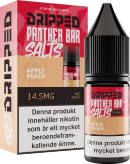 Panther Bar Salts - Apple Peach (10 ml, 14,5 mg Nikotinsalt)