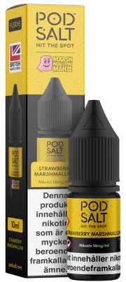 Pod Salt Fusions - Strawberry Marshmallow Man (10 ml, 14 mg, Nikotinsalt)
