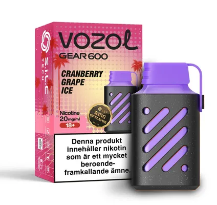 Vozol-Gear-600-Cranberry-Grape-Ice-20-mg-Disposable