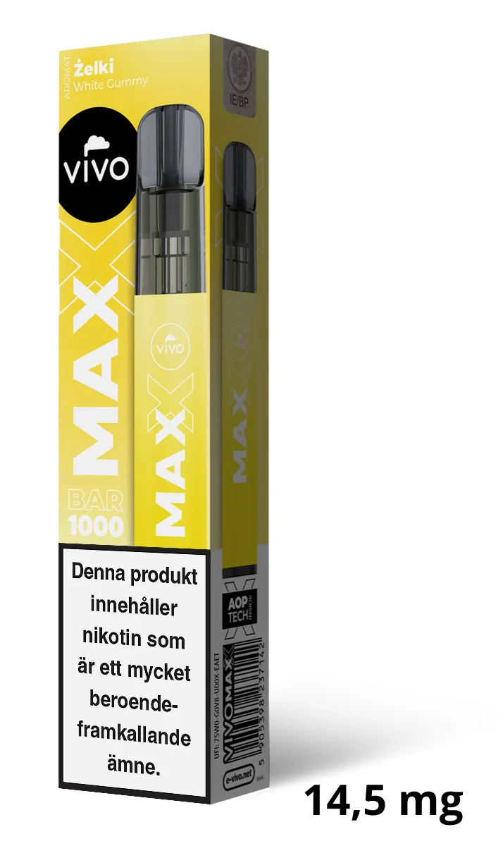 Vivo MAX - White Gummy (14,5 mg, Disposable)