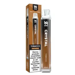 N-One Crystal Mesh - Tobacco (20 mg, Engångs vape)