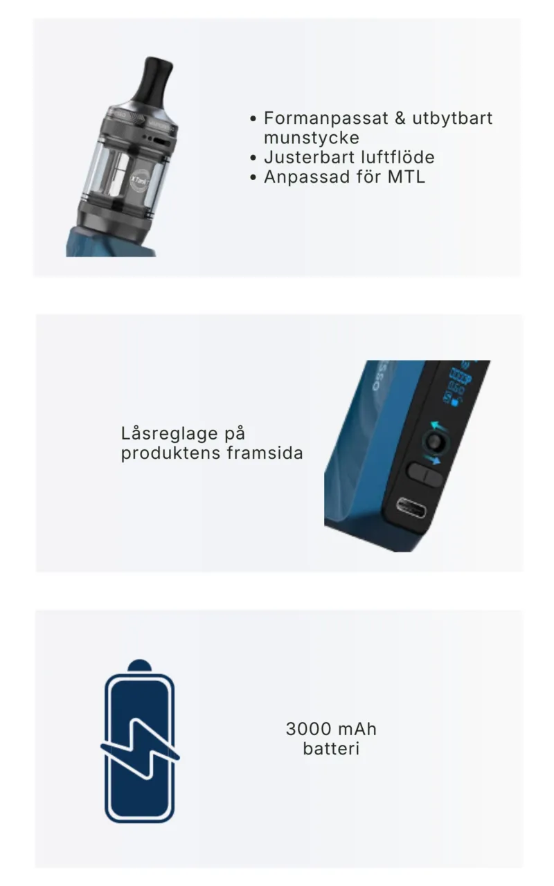 GTX One Pro Product Description Image