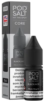 Pod Salt Core - Blackjack (10 ml, 14 mg, Nikotinsalt)