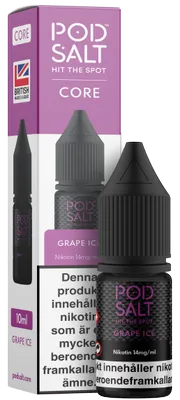 Pod Salt Core - Grape Ice (10 ml, 14 mg, Nikotinsalt)