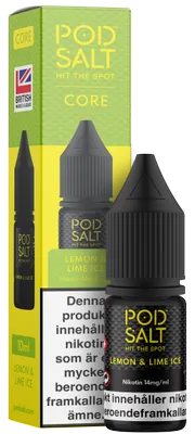 Pod Salt Core - Lemon Lime Ice (10 ml, 14 mg, Nikotinsalt)