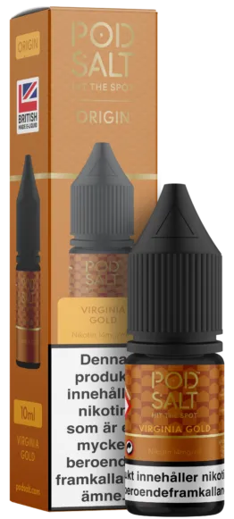 Pod Salt Origin - Virginia Gold (10 ml, 14 mg, Nikotinsalt)