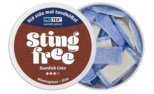 Stingfree - Swedish Cola - Slim (6,6 mg/portion)
