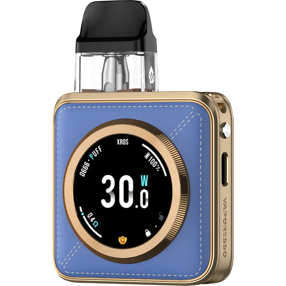 Vaporesso XROS 5 Nano Pod Kit (3 ml, 1600 mAh) Blue Leatherette