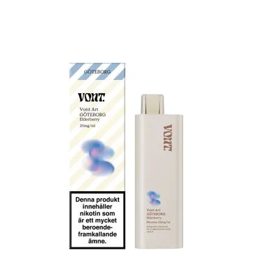 Vont Art - Göteborg Elderberry (20 mg, Engångs vape)