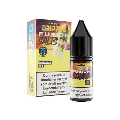 Dripped Fusion Salts - Banana Ice (10 ml, 14,5 mg Nikotinsalt)