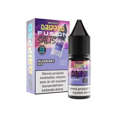 Dripped Fusion Salts - Blueberry Ice (10 ml, 14,5 mg Nikotinsalt)