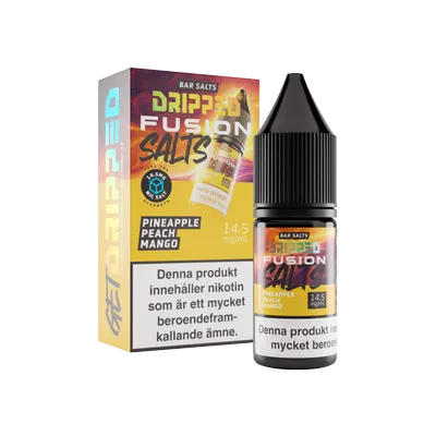 Dripped Fusion Salts - Pineapple Peach Mango (10 ml, 14,5 mg Nikotinsalt)