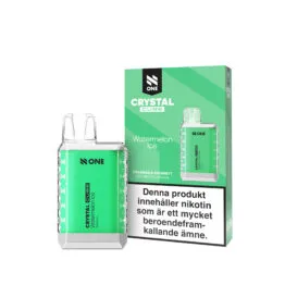 N-One Crystal Cube - Watermelon Ice (20 mg, Engångs vape)