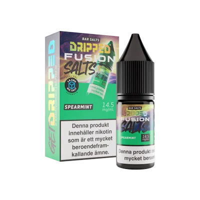 Dripped Fusion Salts - Spearmint (10 ml, 14,5 mg Nikotinsalt)