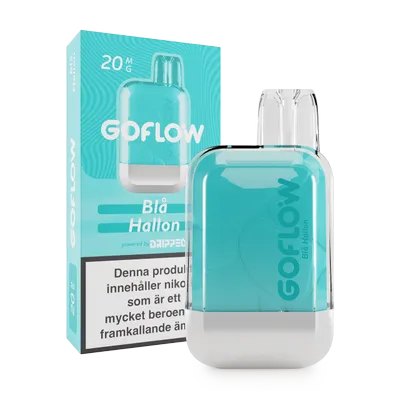 GoFlow - Blå Hallon (20 mg, Engångs vape)
