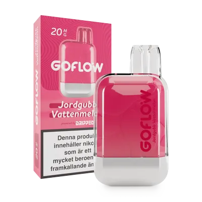 GoFlow - Jordgubb Vattenmelon (20 mg, Engångs vape)