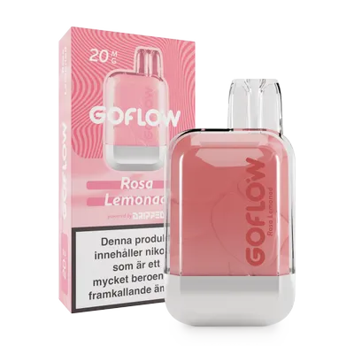 GoFlow - Rosa Lemonad (20 mg, Engångs vape)