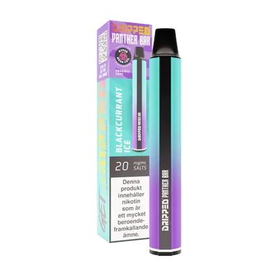 Panther Bar - Blackcurrant Ice (20 mg, Engångs vape)