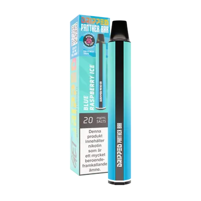 Panther Bar - Blue Raspberry Ice (20 mg, Engångs vape)