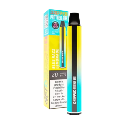 Panther Bar - Blue Raspberry Lemonade (20 mg, Engångs vape)
