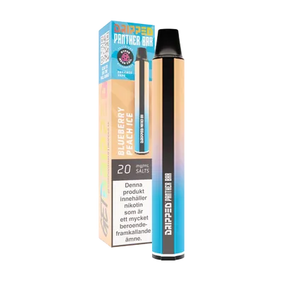 Panther Bar - Blueberry Peach Ice (20 mg, Engångs vape)