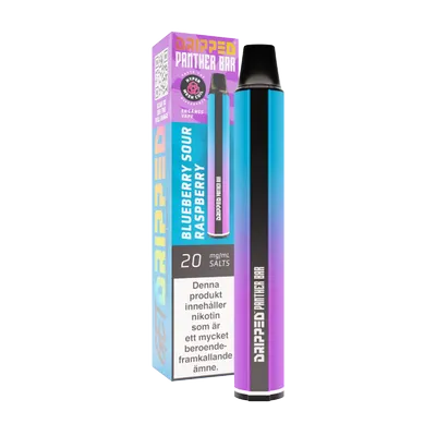 Panther Bar - Blueberry Sour Raspberry (20 mg, Engångs vape)