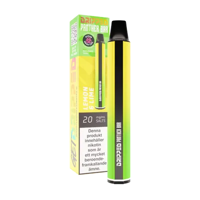 Panther Bar - Lemon & Lime (20 mg, Engångs vape)