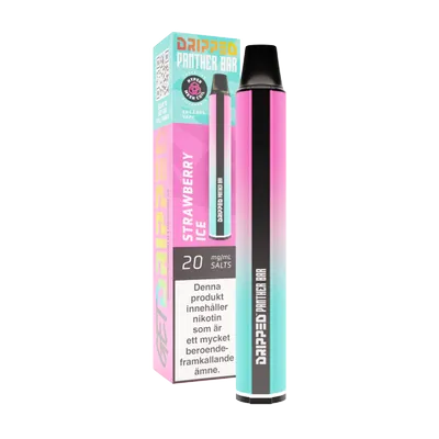 Panther Bar - Strawberry Ice (20 mg, Engångs vape)