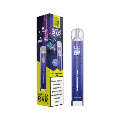 Aroma King - Gorilla Bar - Blueberry Ice (20 mg, Disposable)