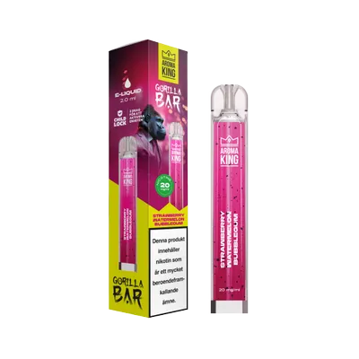 Aroma King - Gorilla Bar - Strawberry Watermelon Bubblegum (20 mg,