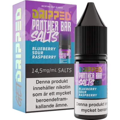 Panther Bar Salts - Blueberry Sour Raspberry (10 ml, 14,5 mg Nikotinsalt)