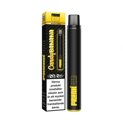 Frunk Bar - Candy Banana (20 mg, Engångs vape)
