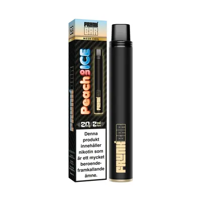 Frunk Bar - Peach on Ice (20 mg, Engångs vape)